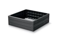 rabata ogrodowa base woody ibws 756x756x250mm - antracyt - pp-ibws
