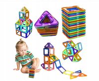 Klocki Magnetyczne Konstrukcyjne Edukacyjne 3D COOLJOY 45 el