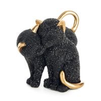 Figurka dekoracyjna małe kotki ELDO 16X10X13 czarna+złota