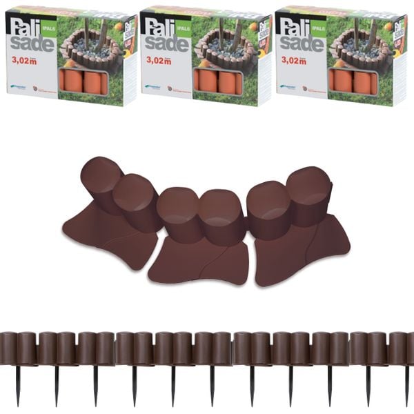 Palisada ogrodowa z kołnierzem IPAL6 Płotek 9,6m zdjęcie 1