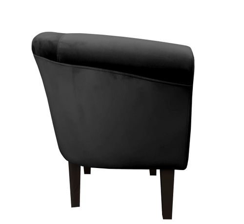 Fotel Milo nogi 20cm venge czarny MG19 na Arena.pl