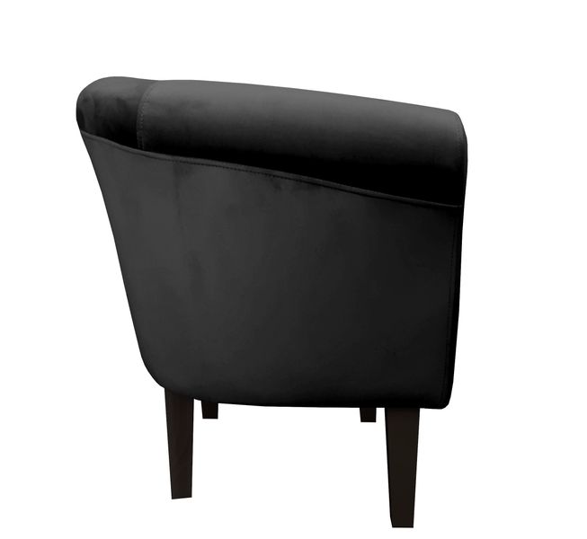 Fotel Milo nogi 20cm venge czarny MG19 zdjęcie 3