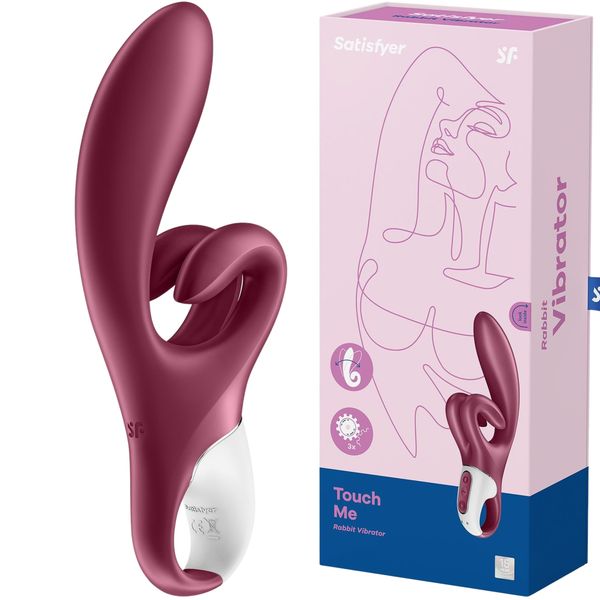 Wibrator Króliczek Satisfyer Touch Me Bordowy zdjęcie 1
