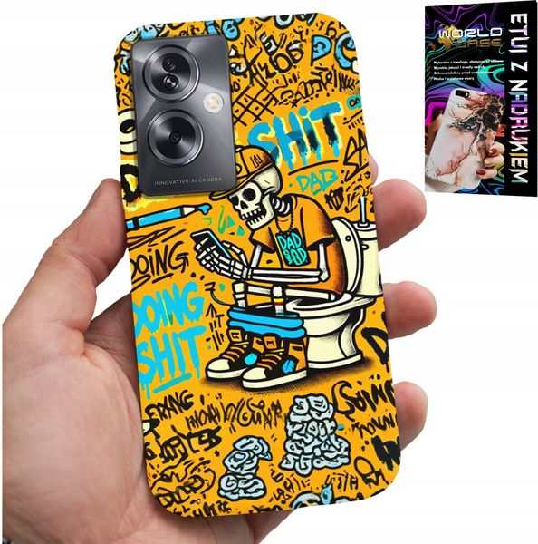 ETUI DO OPPO A79 5G - DOING SHIT KOŚCIOTRUP NA KIBLU CASE zdjęcie 1