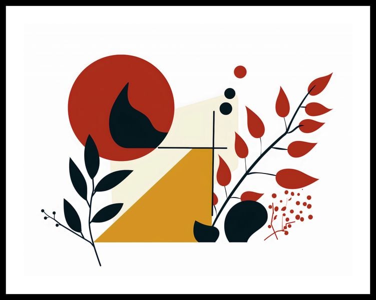 Plakat 65x50cm Ogień i Flora zdjęcie 3