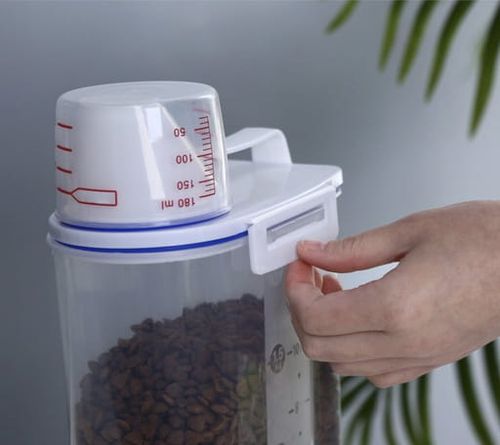 Pojemnik organizer z miarką na produkty sypkie żywność 2,5l do kuchni na Arena.pl