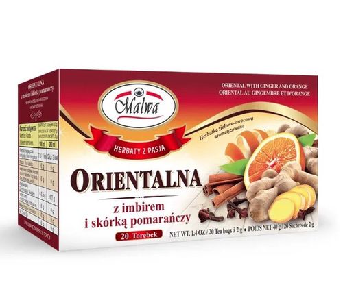 Malwa Herbata Orientalna 40 g (20 x 2 g) na Arena.pl