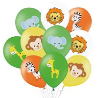 Balony Zwierzątka kolor mix 12cali 10szt