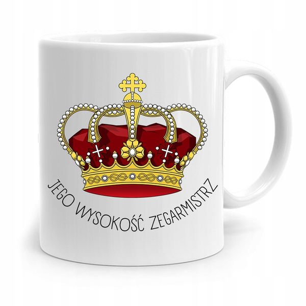 Kubek Prezent Zegarmistrza Jego Wysokość Z Nadrukiem Ze Zdjęciem zdjęcie 1
