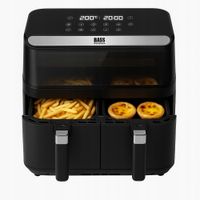 FRYTKOWNICA BEZTŁUSZCZOWA AIR FRYER FRYTOWNICA DWUKOMOROWA 8,5L