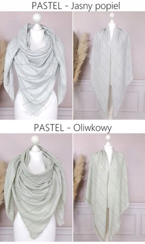 PAREO CHUSTA PLAŻOWA FRĘDZLE narzutka BOHO KOLORY na Arena.pl