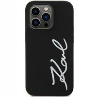 2 x ETUI SILIKONOWE KARL LAGERFELD SIGNATURE DO IPHONE 11 / XR CZARNE