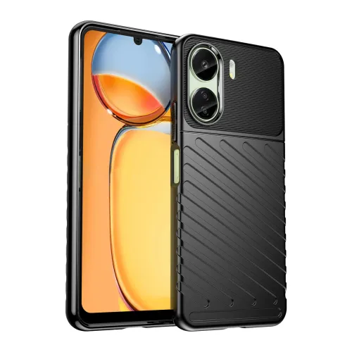pancerne etui thunder case na xiaomi redmi 13c - czarny na Arena.pl