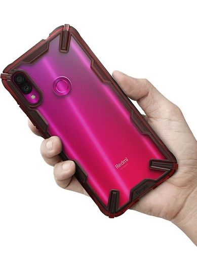 Etui Ringke Fusion X do Xiaomi Redmi Note 7/ Note 7 Pro Ruby Red - Czerwony na Arena.pl