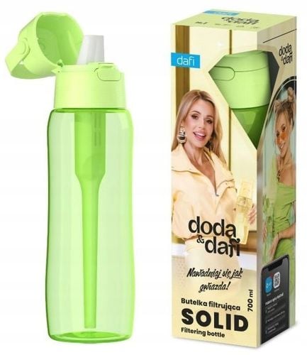 DAFI SOLID Butelka filtrująca wodę z wkładem filtr DODA Pistachio 0,7 na Arena.pl