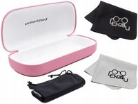 Etui Twarde na Okulary Zawias + Ściereczki Lenz4u Zestaw na Prezent JAKOŚĆ