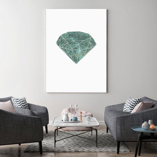 Deco Panel, Zielony diament 40x60 na Arena.pl