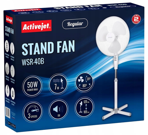 Wentylator Stojący Activejet Regular Wsr-40B na Arena.pl