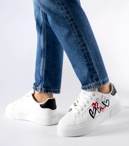 Białe sneakersy na platformie Montclair 38 na Arena.pl