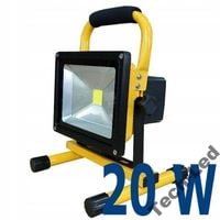 HALOGEN AKUMULATOROWY LED 20W MOCNY AKUMULATOwy W-WA