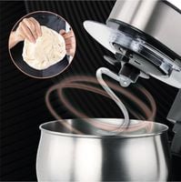 Robot planetarny mikser kuchenny 2000W misa 5L pokrywa antybryzgowa biały