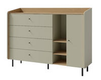 Komoda 1D4SZ Do Pokoju Młodzieżowego Eukaliptus 155 cm ALI MB - 2 Kolory