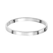 srebrna bransoletka sztywna bangle - bsc6468
