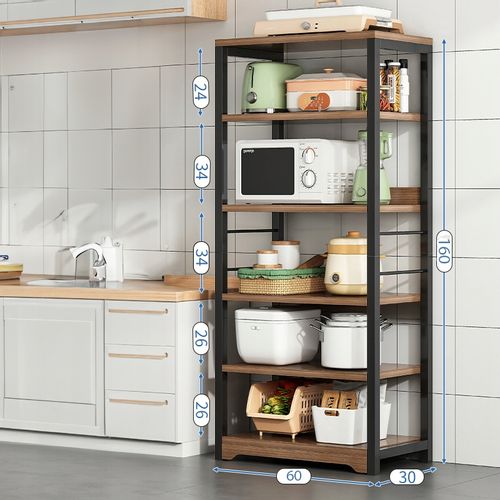 BÜCHERREGAL, braun 60/160/30 cm na Arena.pl