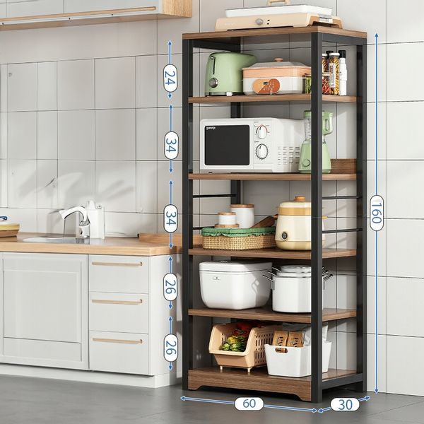 BÜCHERREGAL, braun 60/160/30 cm zdjęcie 6