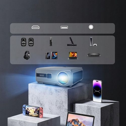 Projektor Rzutnik 30000lm WiFi Android Google TV FULL HD 4K Autofocus LED na Arena.pl