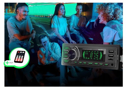 Xblitz RF100 Radio samochodowe Bluetooth USB x2 Micro SD MultiColor na Arena.pl