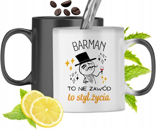 Dla Barmana Kubek Magiczny Na Prezent Urodziny Z Nadrukiem Ze Zdjęciem na Arena.pl