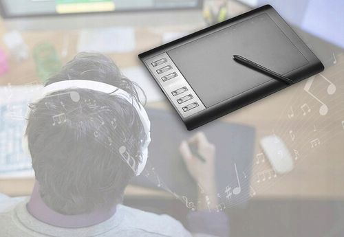 PROFESJONALNY Tablet graficzny z piórem do komputera 8192 BOSTO 1060 PLUS na Arena.pl