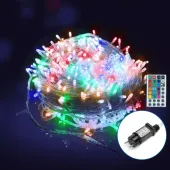 Niskonapięciowe płaskie lampki sznurkowe, RGB, 3 m + 10 m