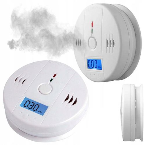 CZUJNIK CZADU GAZU CO LCD DETEKTOR TLENKU WĘGLA BEZPRZEWODOWY CERTYFIKOWANY na Arena.pl