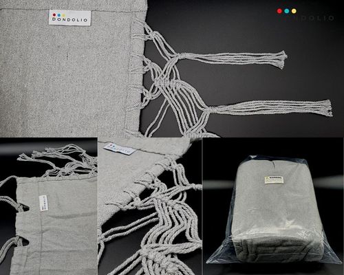 Hamak Brazylijski Dwuosobowy XXL 220kg BOHO makrama Wytrzymały DONDOLIO na Arena.pl