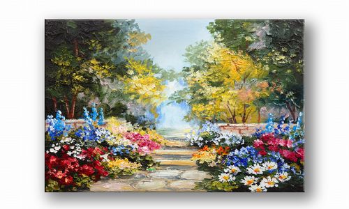 OBRAZ NA PŁÓTNIE 079 Park 60x40cm na Arena.pl