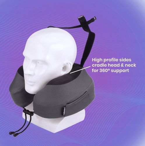 Poduszka na szyję podróżna Evo S3 Cabeau szara na Arena.pl