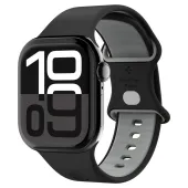pasek spigen nano pop na apple watch 44 / 45 / 46 / 49 mm - czarno-szary