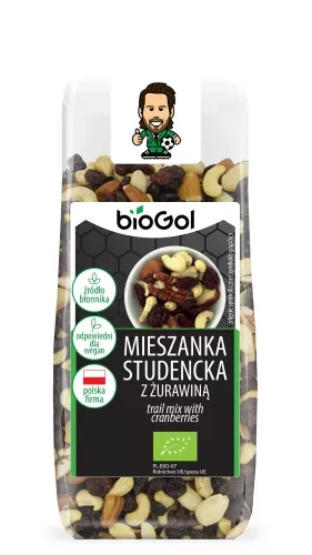 Mieszanka Studencka Z ŻurawinĄ BIO 150 g - Biogol na Arena.pl