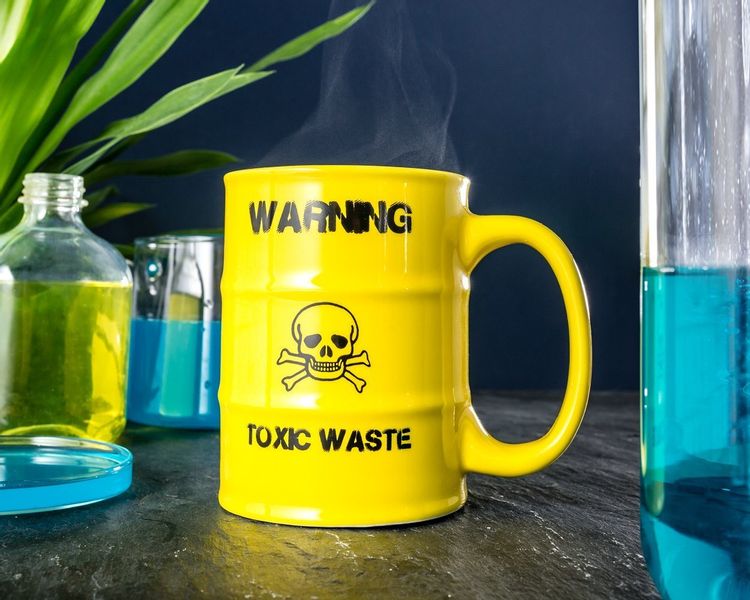 ŻÓŁTY KUBEK - TOXIC WASTE zdjęcie 3