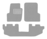 Dywaniki welurowe OSLO Jeep Wrangler TJ 1996-2006 szare komplet