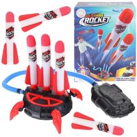 Wyrzutnia Rakiet Piankowych Duża Potrójna Katapulta Pompka Rakiety Piankowe