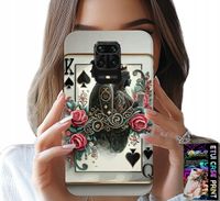 ETUI DO XIAOMI NOTE 9 PRO / 9S - KARTA KRÓL KRÓLOWA POKER KARTY + SZKŁO
