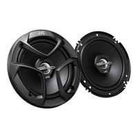 Głośniki samochodowe 2 drożne 160 mm 300W CAR AUDIO maskownice JVC