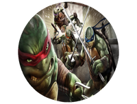 Opłatek na tort Żółwie Ninja