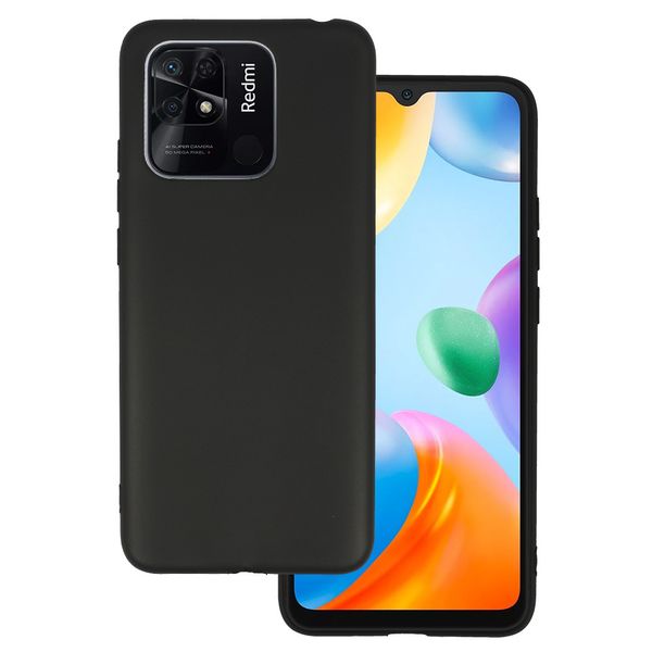 Back Case MATT do XIAOMI REDMI 10C Czarny zdjęcie 1
