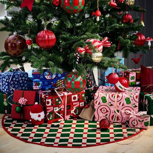 IKEA VINTERFINT Mata Dywanik pod choinkę KRTATA 100 cm na Arena.pl