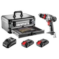 wiertarko-wkrętarka 2*18v/2.0ah, 10mm+109 akcesoriów zestaw - t