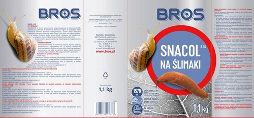 BROS Snacol 3GB trutka, preparat, środek, zwalcza ŚLIMAKI 1,1 kg na Arena.pl